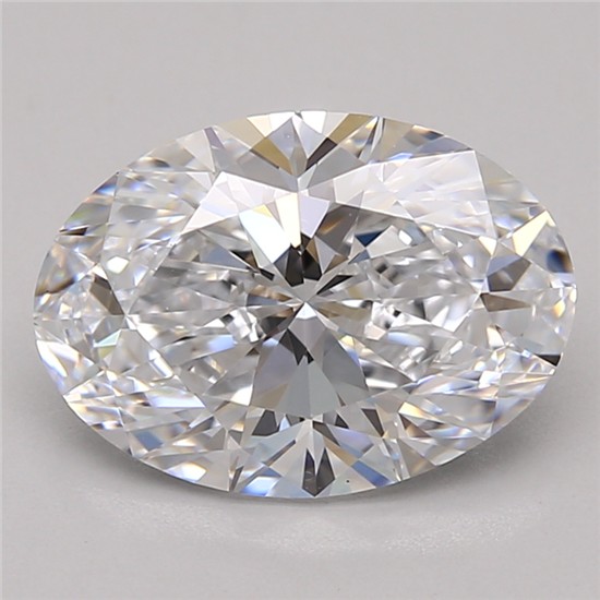 2.86ct Oval D IF Lab-Grown Diamond