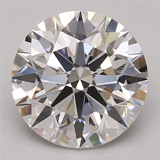 2.88ct Round F VVS1 Lab-Grown Diamond