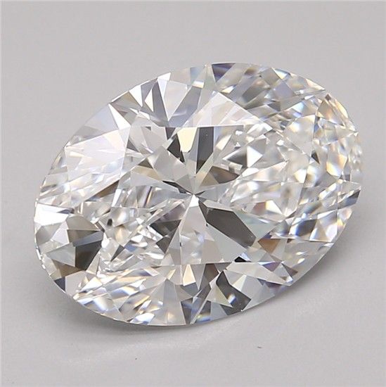 3.38ct Oval D IF Lab-Grown Diamond