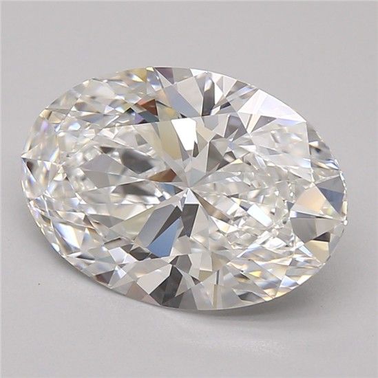3.2ct Oval E IF Lab-Grown Diamond