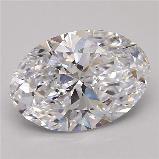 2.95ct Oval D IF Lab-Grown Diamond