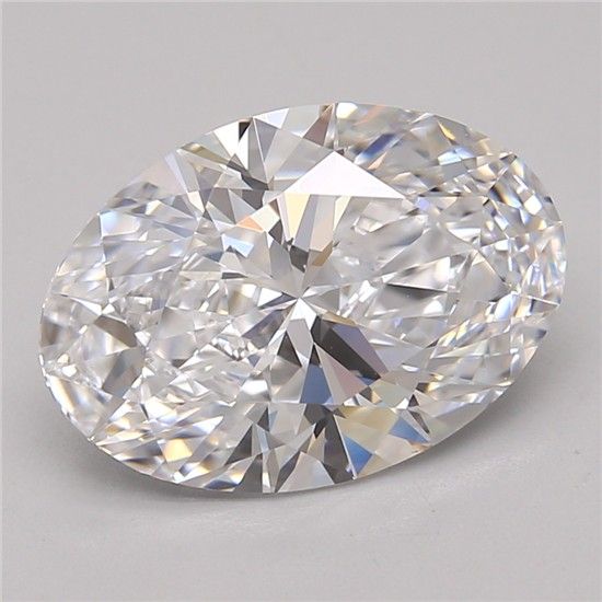 3.57ct Oval D IF Lab-Grown Diamond