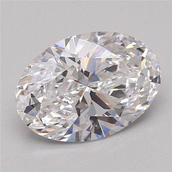 2.22ct Oval D IF Lab-Grown Diamond