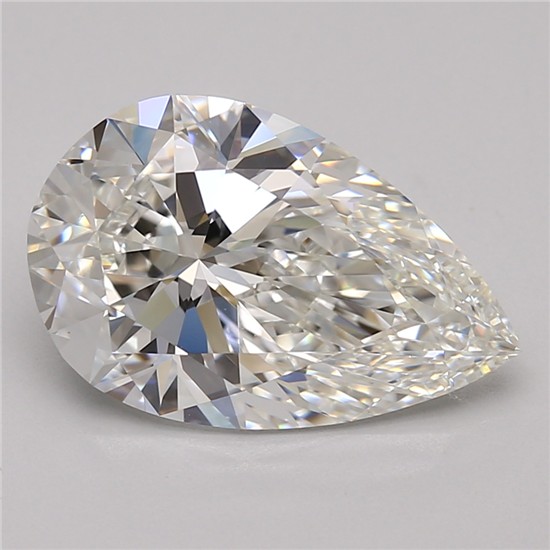 3.66ct Pear F FL Lab-Grown Diamond