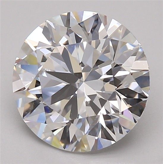 2.63ct Round D IF Lab-Grown Diamond