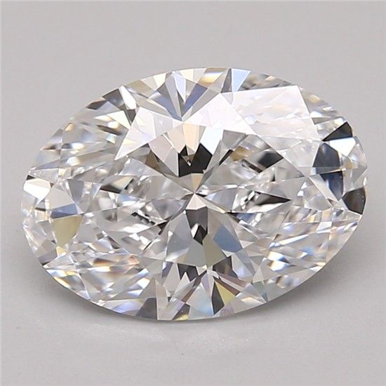 2.76ct Oval D IF Lab-Grown Diamond