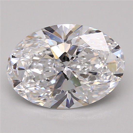 2.1ct Oval D VVS2 Lab-Grown Diamond