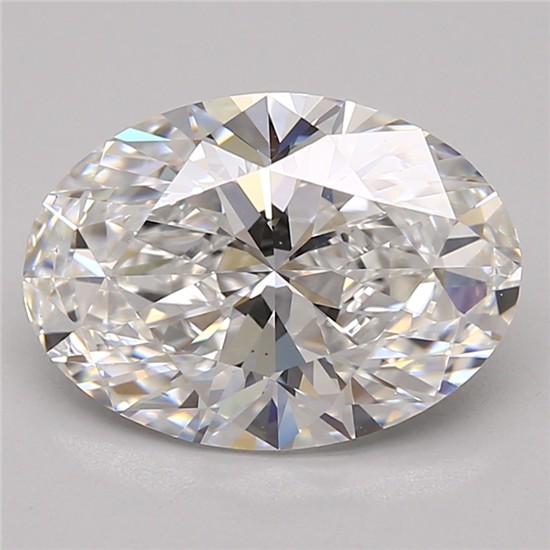 3.12ct Oval E IF Lab-Grown Diamond