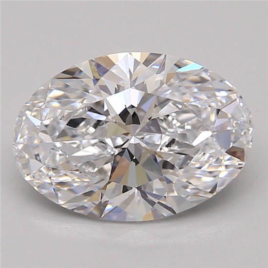 2.66ct Oval D IF Lab-Grown Diamond