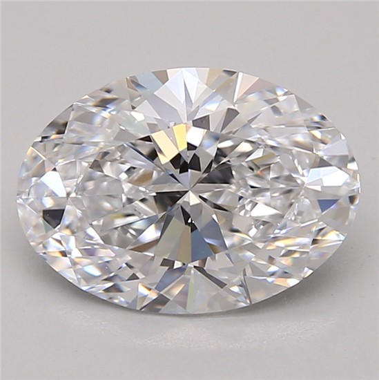2.63ct Oval D IF Lab-Grown Diamond