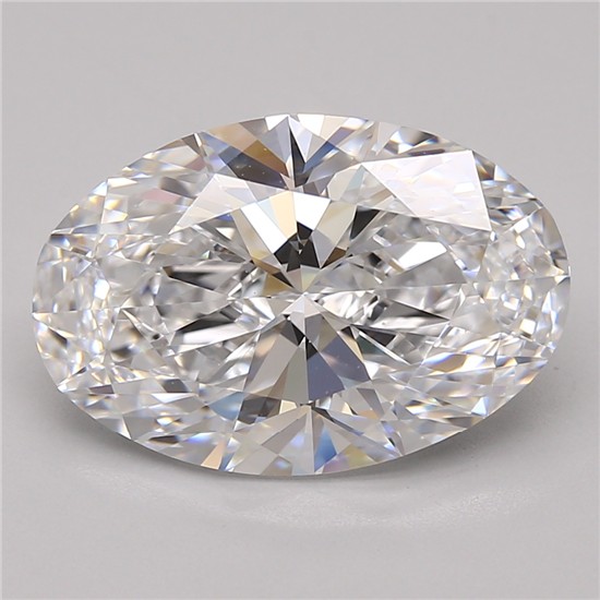 5.29ct Oval D VVS1 Lab-Grown Diamond