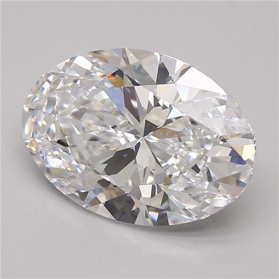 4.71ct Oval D IF Lab-Grown Diamond