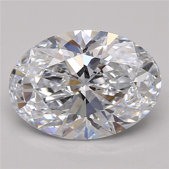 3.05ct Oval D VVS2 Lab-Grown Diamond