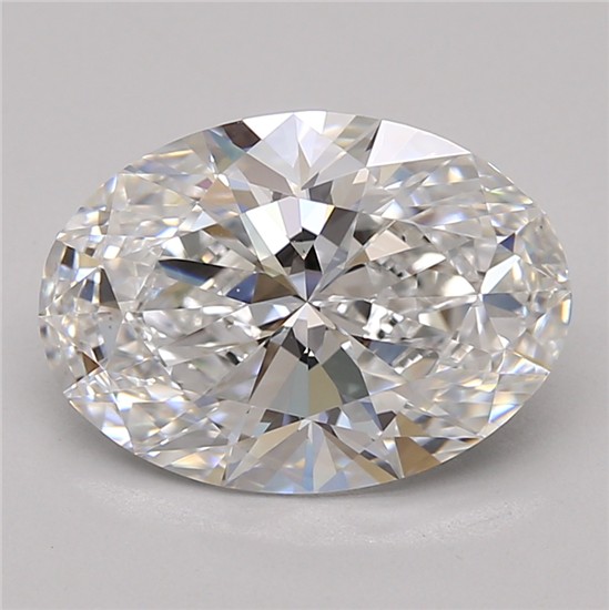 3.09ct Oval E VVS2 Lab-Grown Diamond