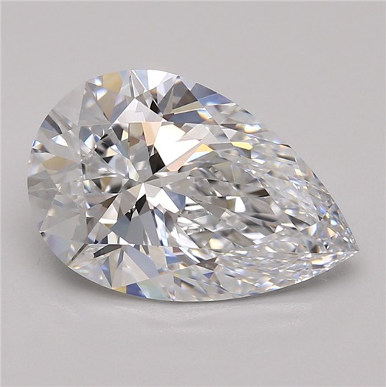 3.64ct Pear D VVS1 Lab-Grown Diamond