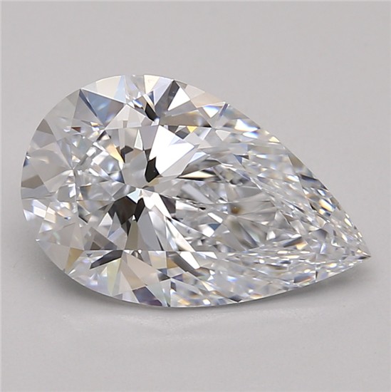 2.59ct Pear D IF Lab-Grown Diamond