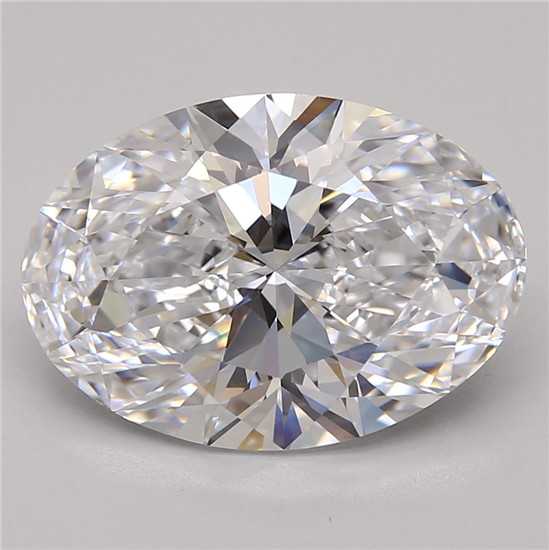 5.18ct Oval D IF Lab-Grown Diamond