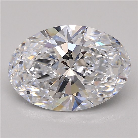 3.09ct Oval D VVS1 Lab-Grown Diamond