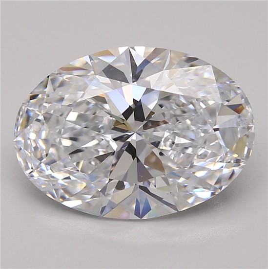 5.31ct Oval D VVS2 Lab-Grown Diamond