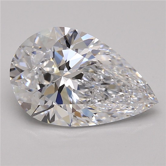 3.71ct Pear D VVS1 Lab-Grown Diamond
