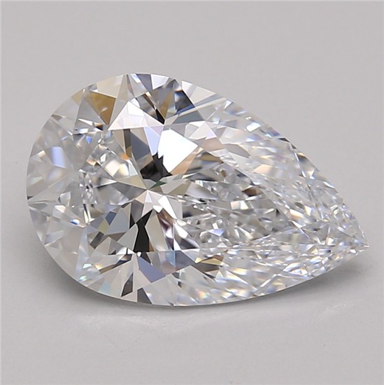 2.76ct Pear D VVS1 Lab-Grown Diamond