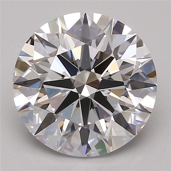2.71ct Round D IF Lab-Grown Diamond