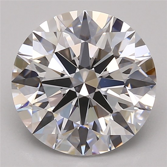 2.96ct Round D FL Lab-Grown Diamond