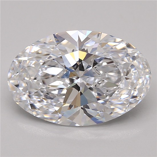 3.82ct Oval D IF Lab-Grown Diamond