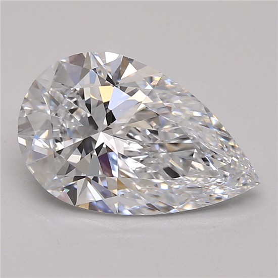 2.63ct Pear D IF Lab-Grown Diamond