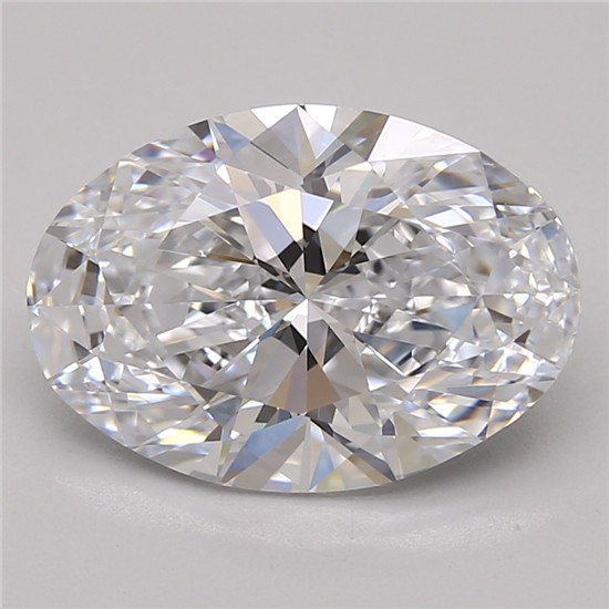 3.74ct Oval D IF Lab-Grown Diamond