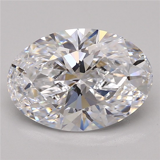 3.11ct Oval D VVS1 Lab-Grown Diamond
