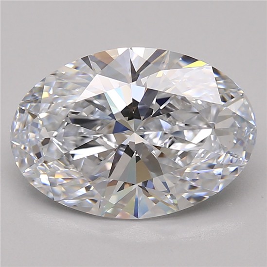 3.47ct Oval D VVS1 Lab-Grown Diamond