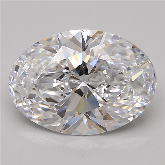4.06ct Oval D VVS2 Lab-Grown Diamond