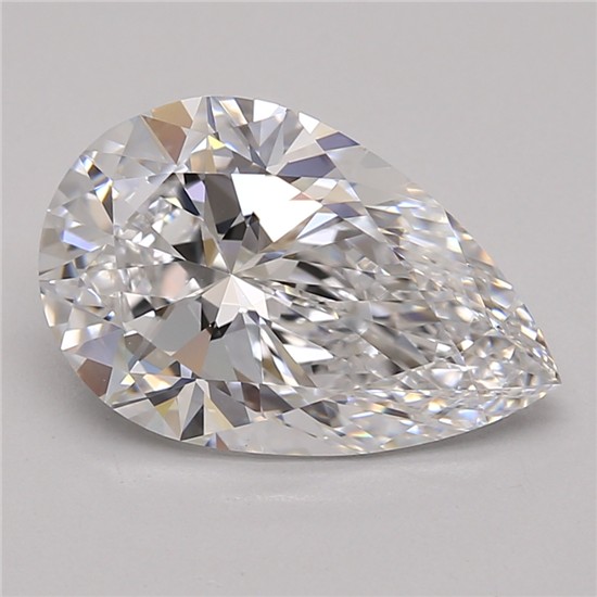 3.2ct Pear D IF Lab-Grown Diamond