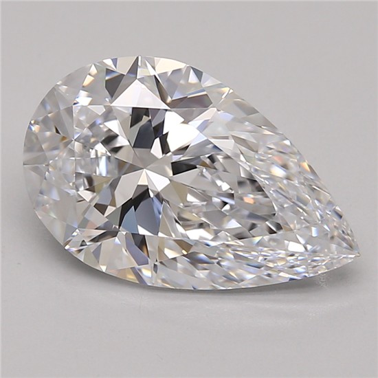 3.47ct Pear D VVS1 Lab-Grown Diamond