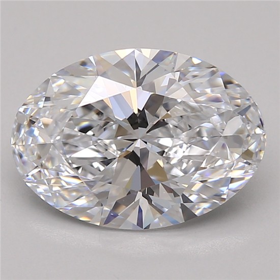 3.16ct Oval D IF Lab-Grown Diamond