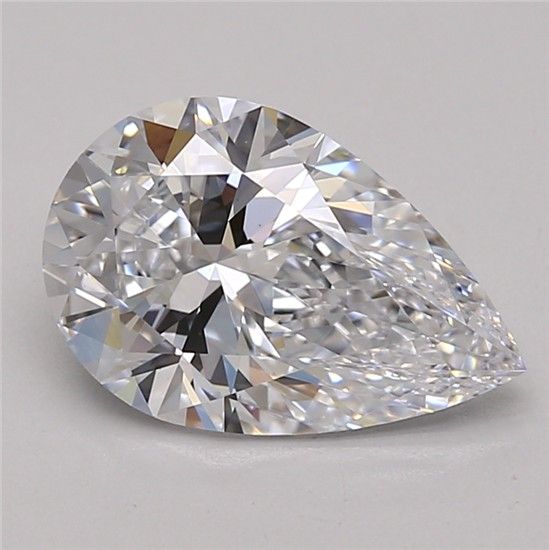2.07ct Pear D IF Lab-Grown Diamond