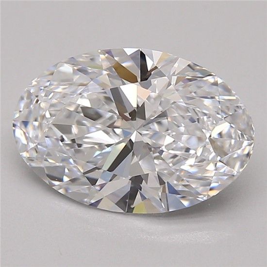 2.55ct Oval D VVS2 Lab-Grown Diamond