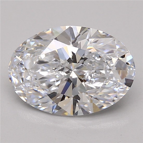 2.67ct Oval D IF Lab-Grown Diamond