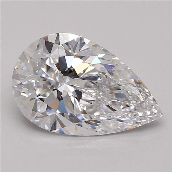 2.74ct Pear D VVS1 Lab-Grown Diamond