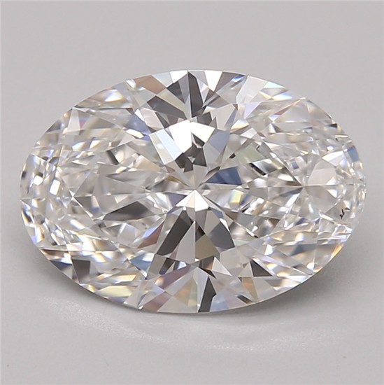 3.26ct Oval E VVS2 Lab-Grown Diamond