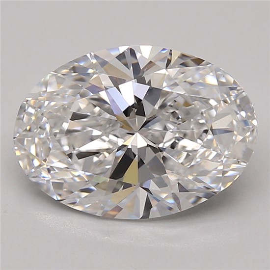 3.06ct Oval D VVS2 Lab-Grown Diamond