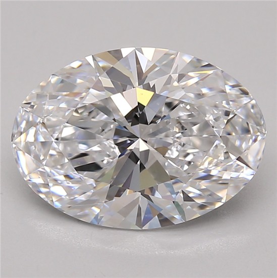 3.56ct Oval D IF Lab-Grown Diamond