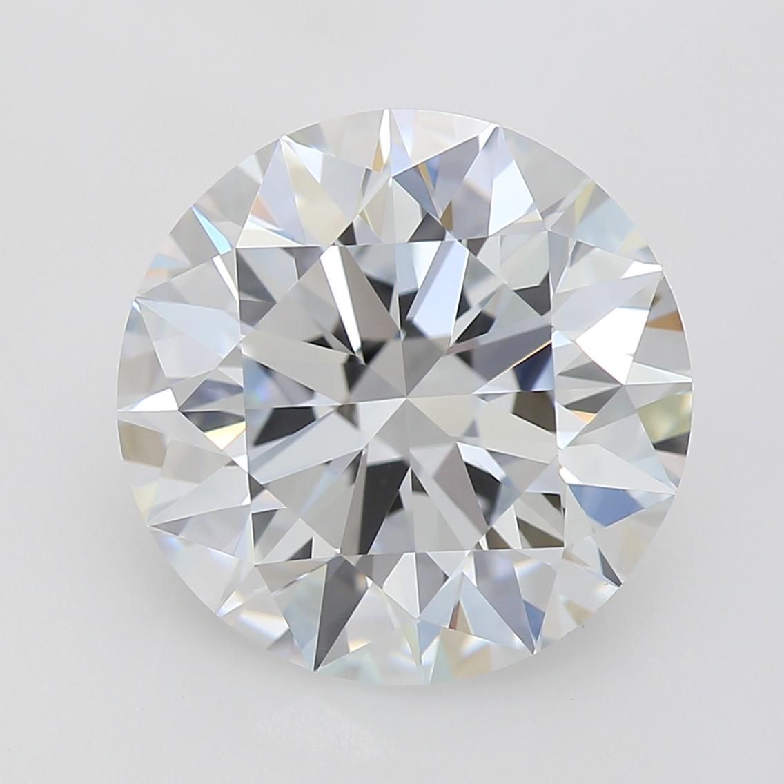 4.32ct Round F VVS1 Lab-Grown Diamond