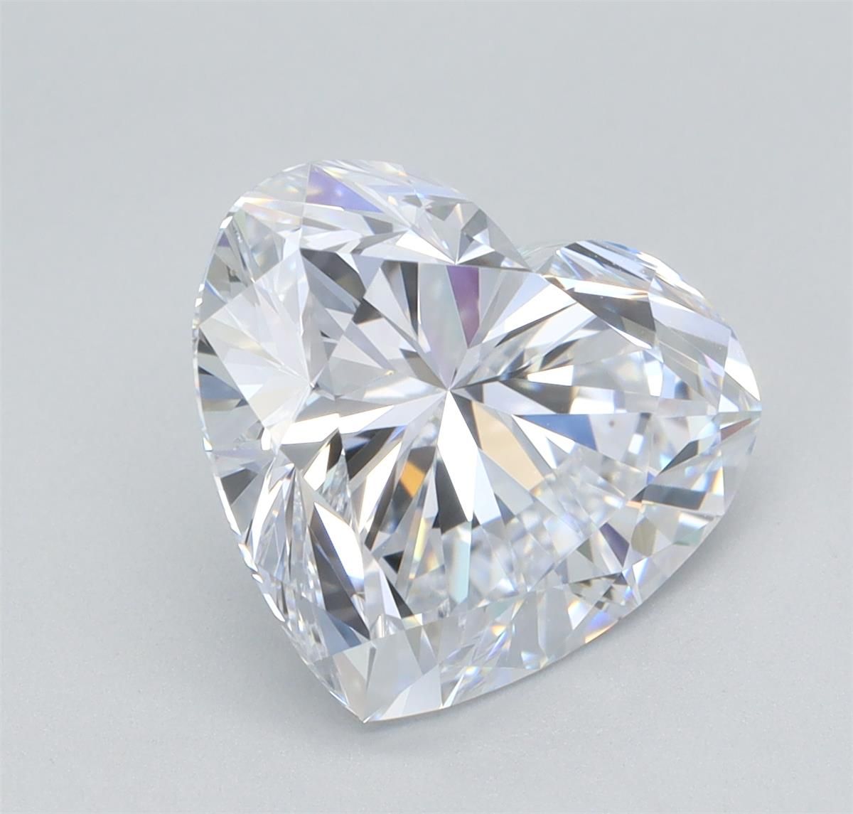 3.55ct Heart F VVS2 Lab-Grown Diamond