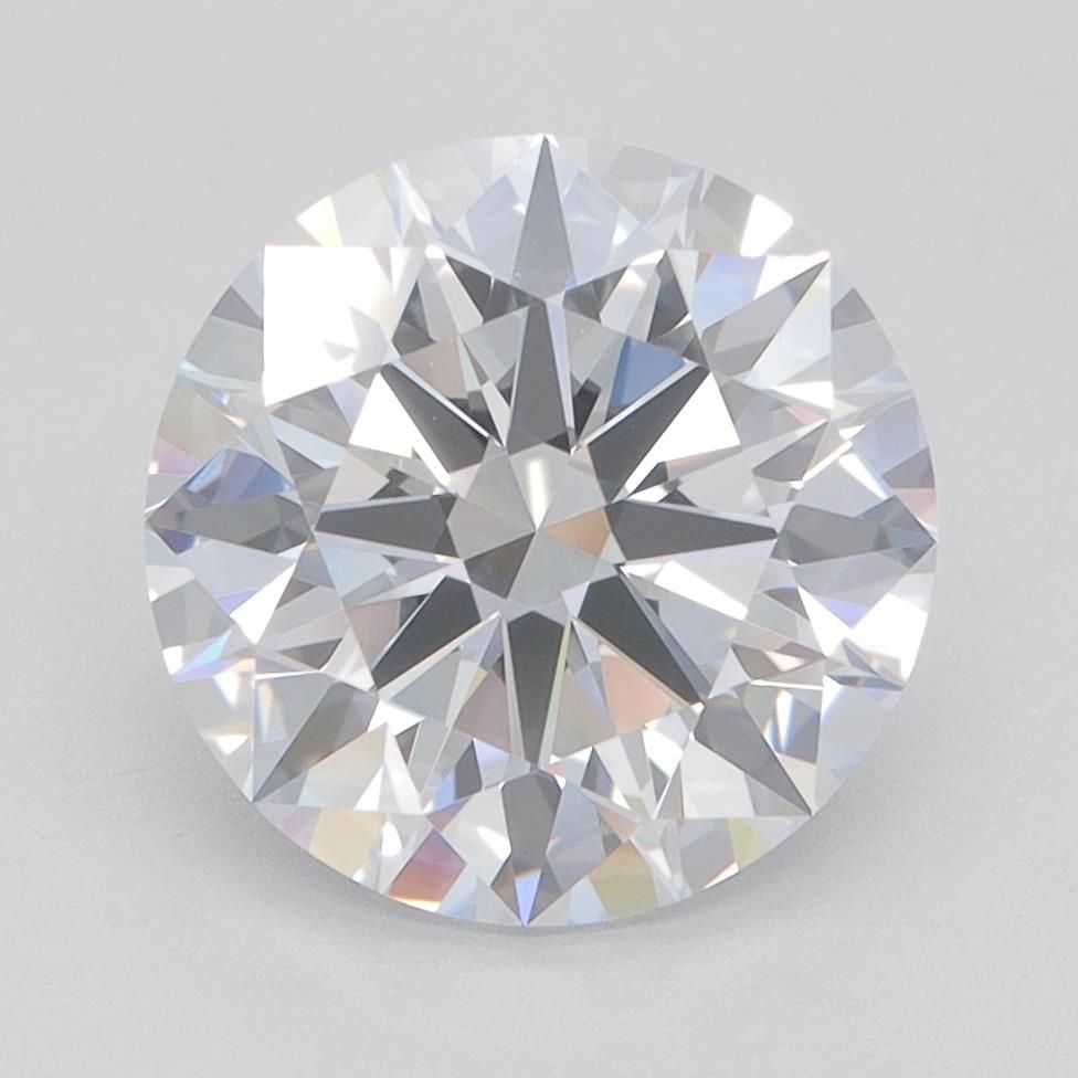 6.44ct Round F VVS2 Lab-Grown Diamond