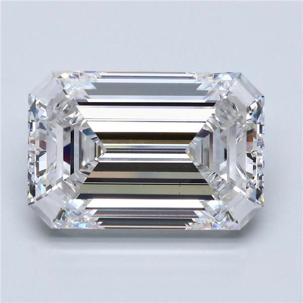 9.66 Carat EMERALD Shape E Colour VS1 Clarity  Cut - White Lab Diamond - 313526