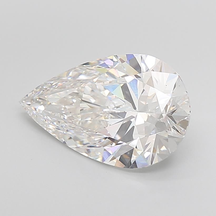 5.07ct Pear F VVS2 Lab-Grown Diamond