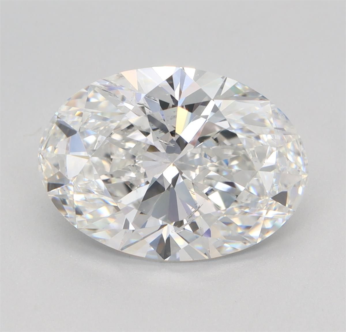 3.01ct Oval F SI1 Lab-Grown Diamond