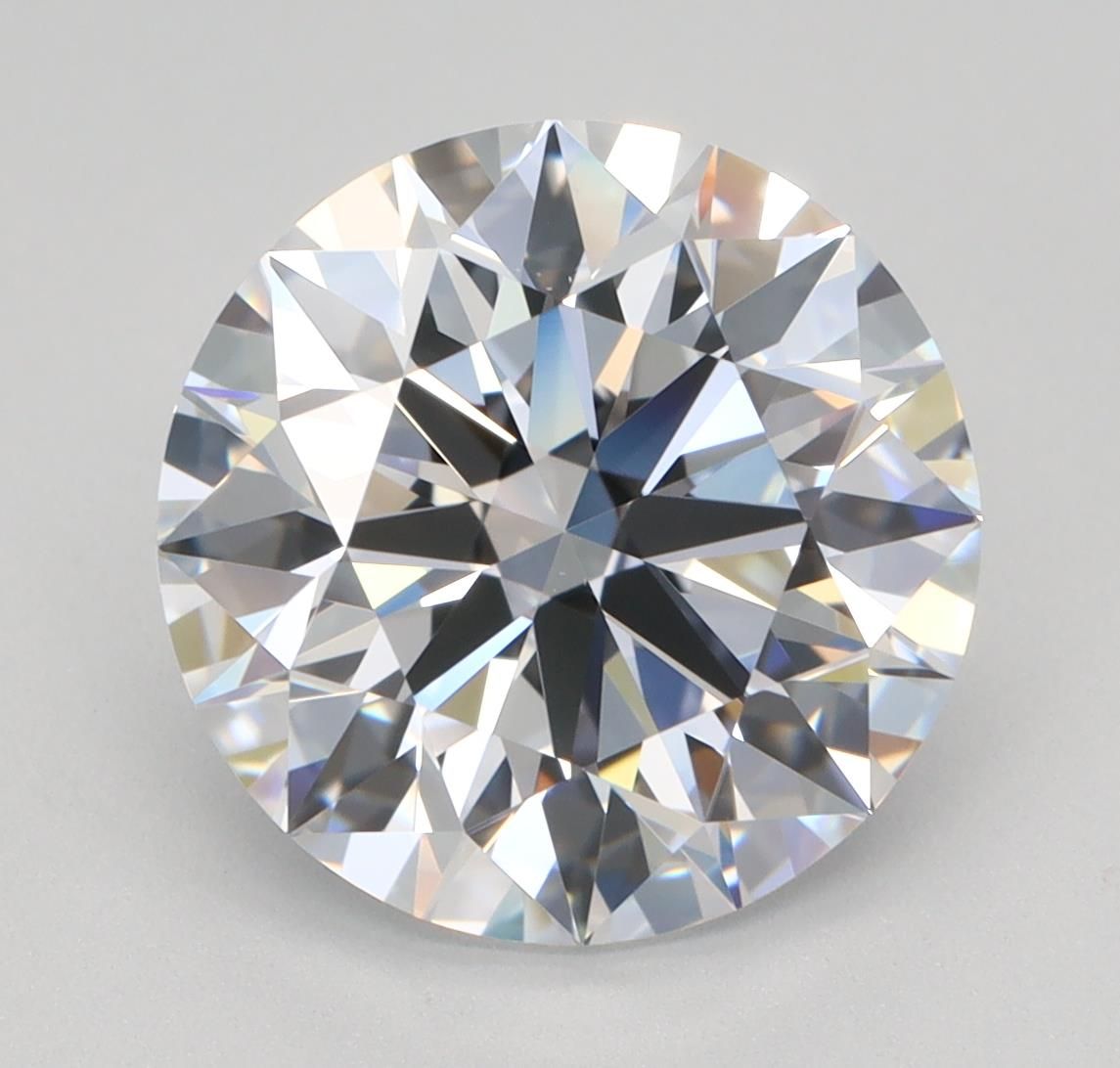 3.13ct Round D VVS1 Lab-Grown Diamond